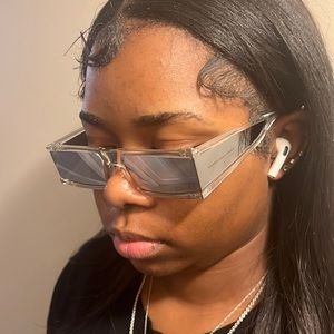 Silver clear chic shades.